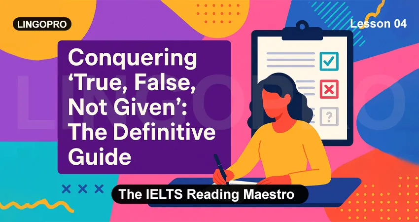 The IELTS Reading Maestro
