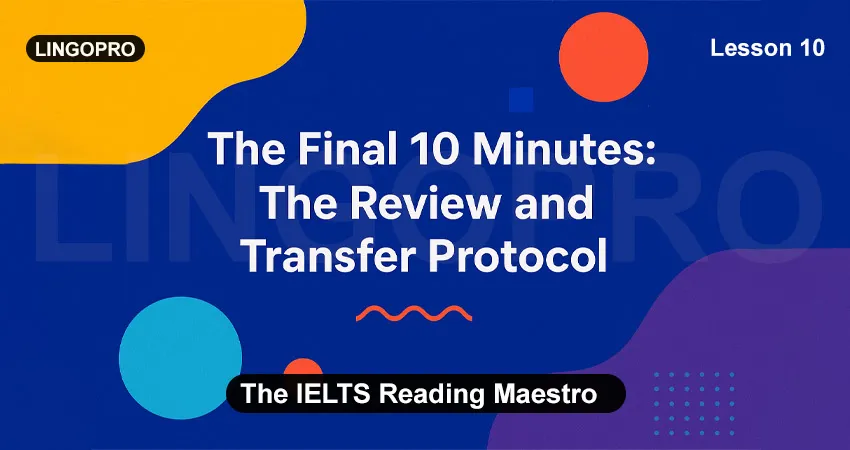 The IELTS Reading Maestro